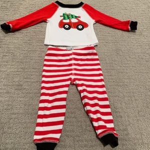 Mud Pie Christmas Car 2 Piece Size 6-9 Months
